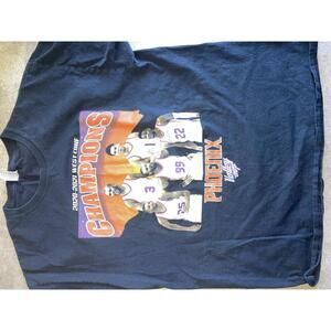 Phoenix Valley OOP Y2K Champions T Shirt Sz L 2020-2021 West Conf Suns NBA